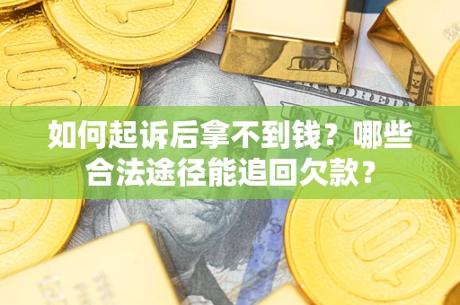 济南如何起诉后拿不到钱？哪些合法途径能追回欠款？