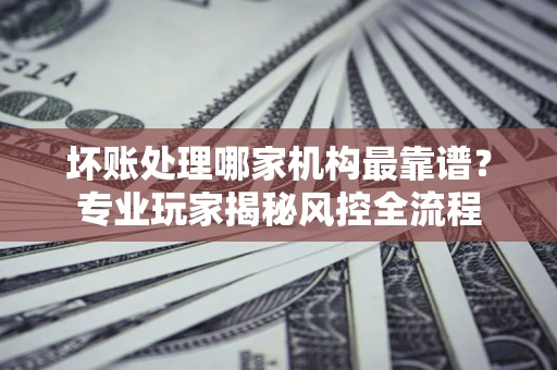 济南坏账处理哪家机构最靠谱？专业玩家揭秘风控全流程