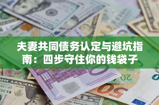 济南夫妻共同债务认定与避坑指南：四步守住你的钱袋子