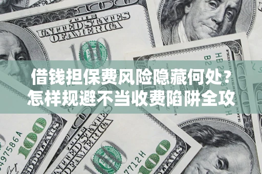 济南借钱担保费风险隐藏何处？怎样规避不当收费陷阱全攻略！