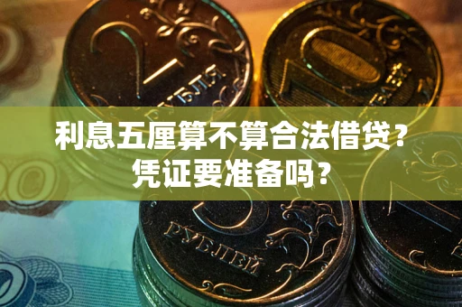 济南利息五厘算不算合法借贷？凭证要准备吗？