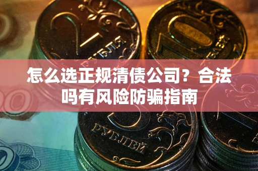 济南怎么选正规清债公司？合法吗有风险防骗指南